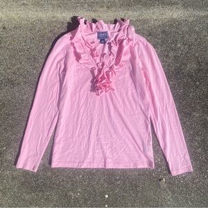 Chaps Classics Ruffle Tee